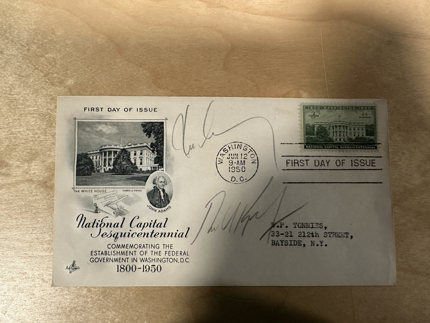 JFK & RFK AUTOGRAPHED Envelope 