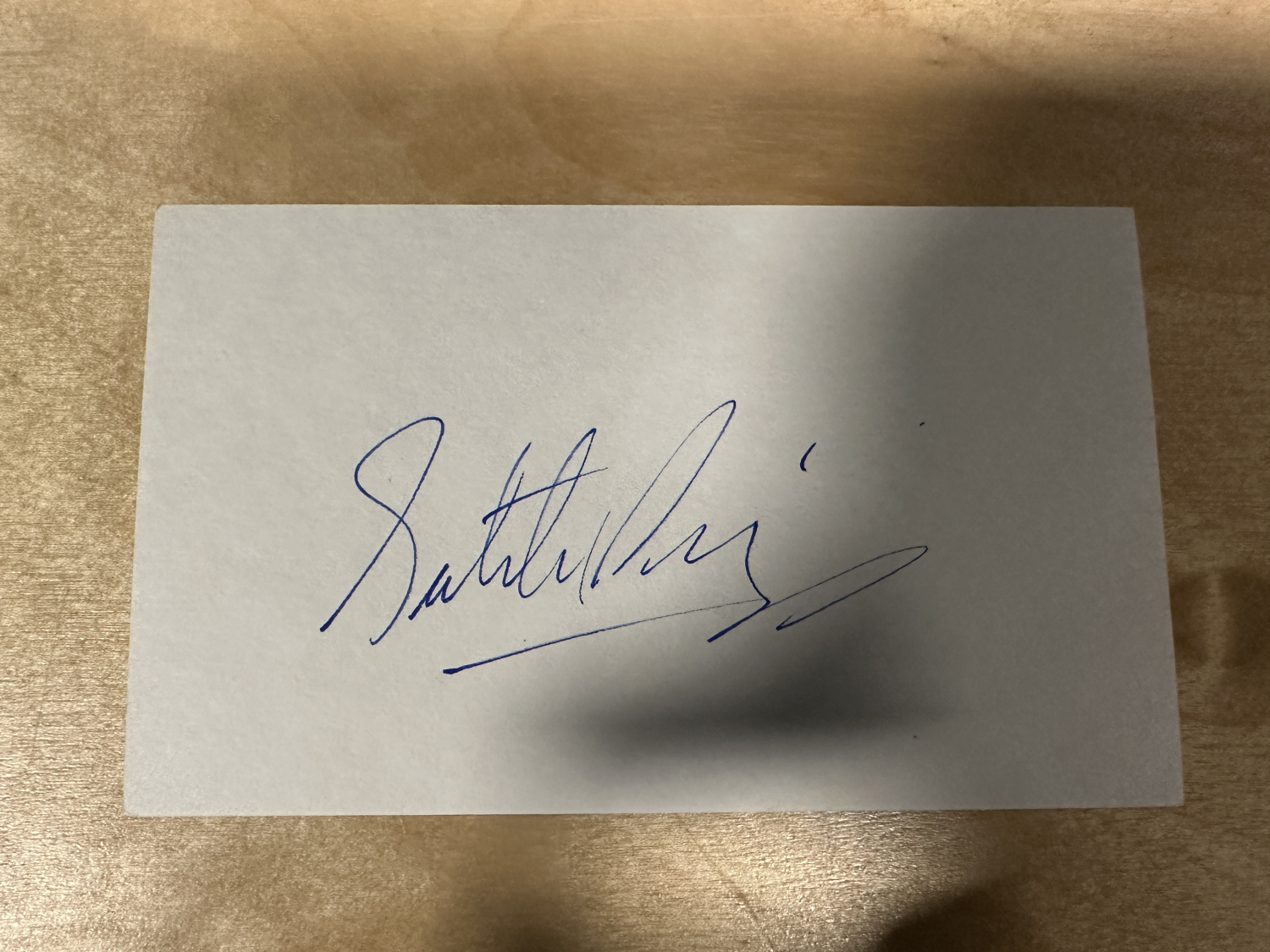 Satchel Paige AUTOGRAPHED Card 