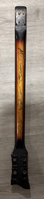 Hofner Beatles Bass Neck Autographed By All 4