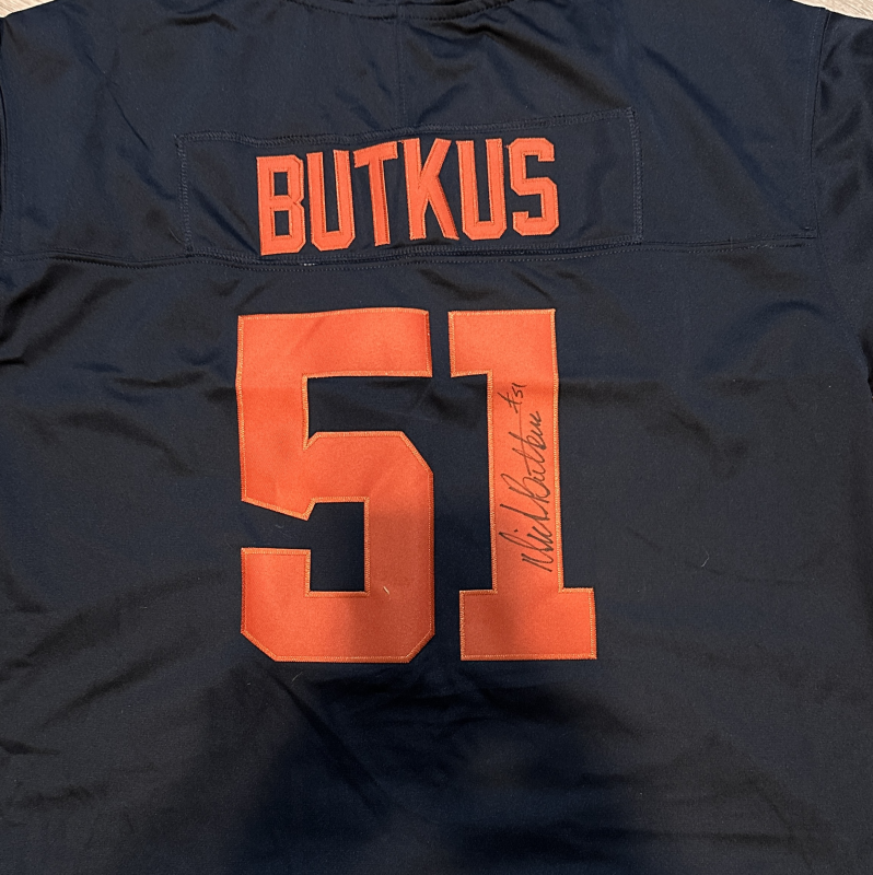 Dick Bukus Autographed Jersey Bears