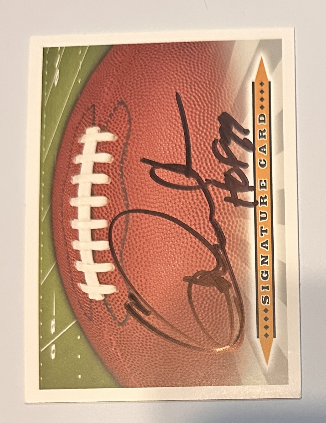 Eric Dickerson Autographed Card 