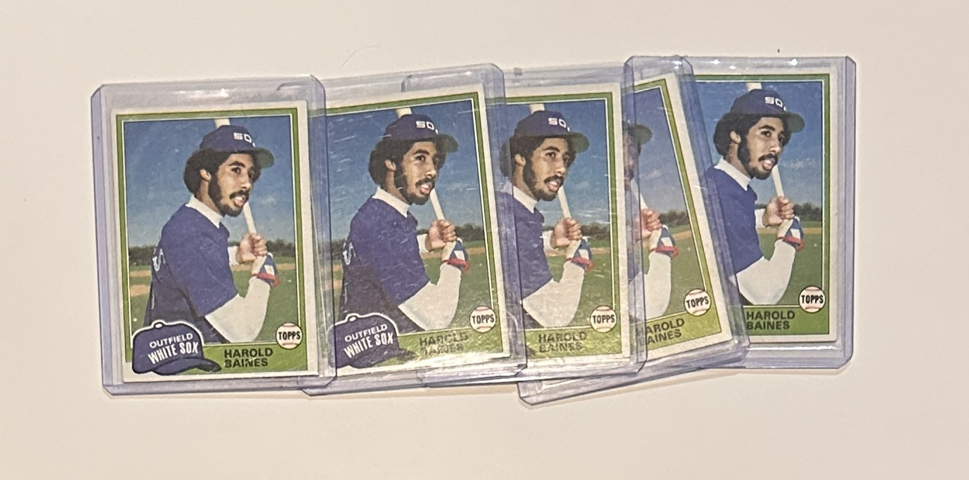 Harold Baines Vintage Card Lot
