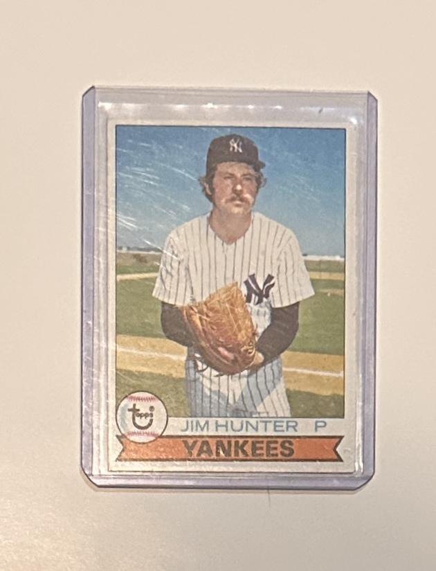 Jim Hunter 1979 Topps Card 