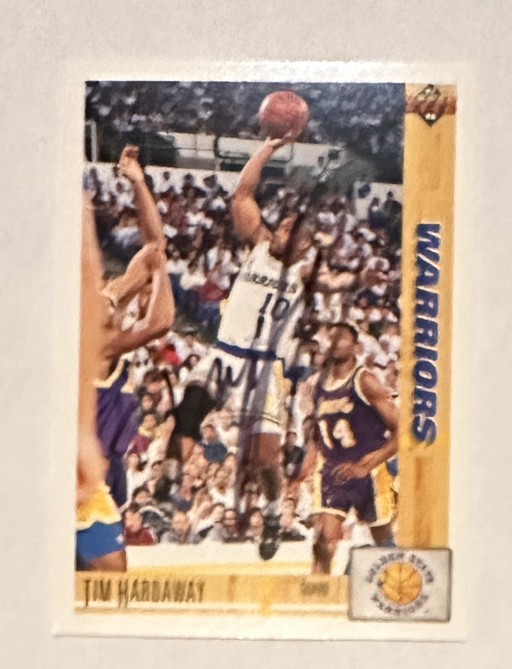 Tim Hardaway Autographed Card 