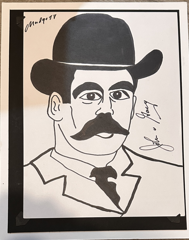 John Wayne Gacy Autographed Drawing!