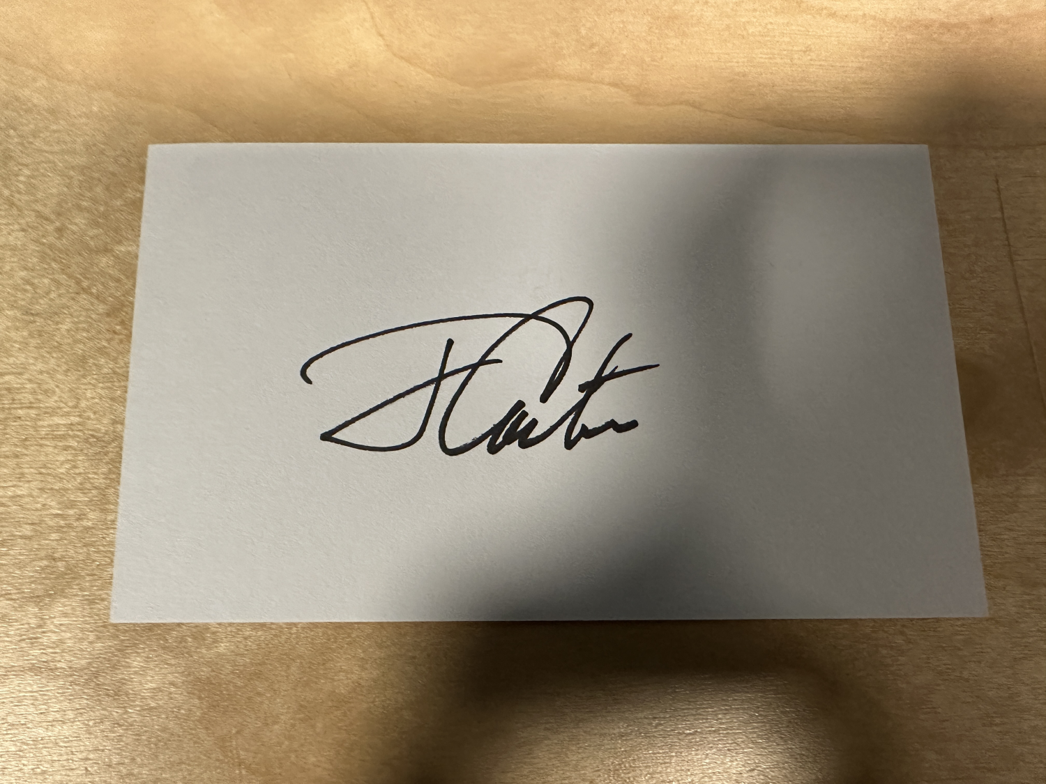 Jimmy Carter Autographed Card 