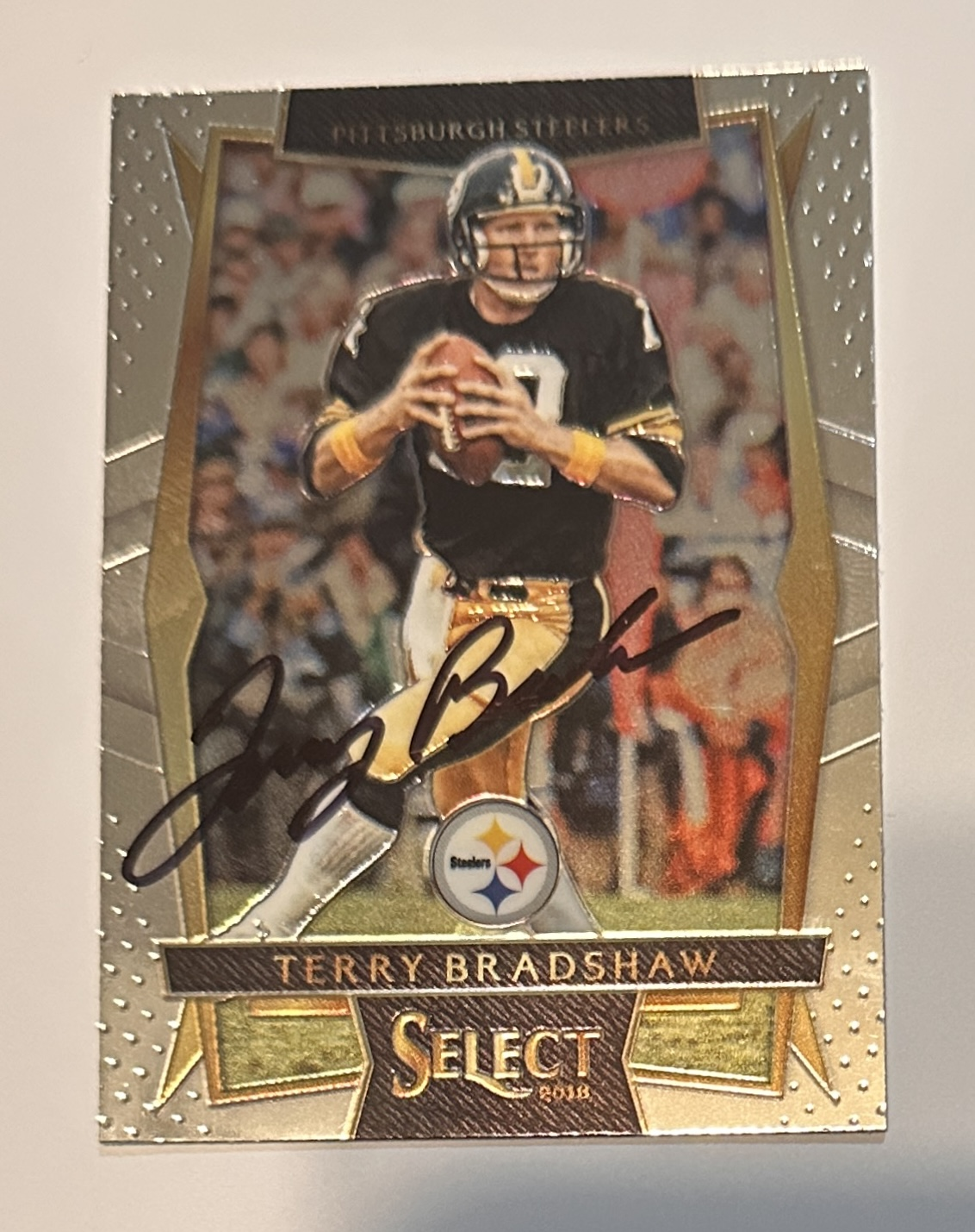 Terry Bradshaw Autographed Card 