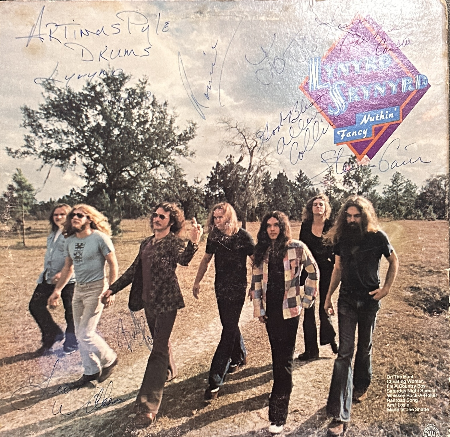 RARE Lynyrd Skynyrd Autographed Album 