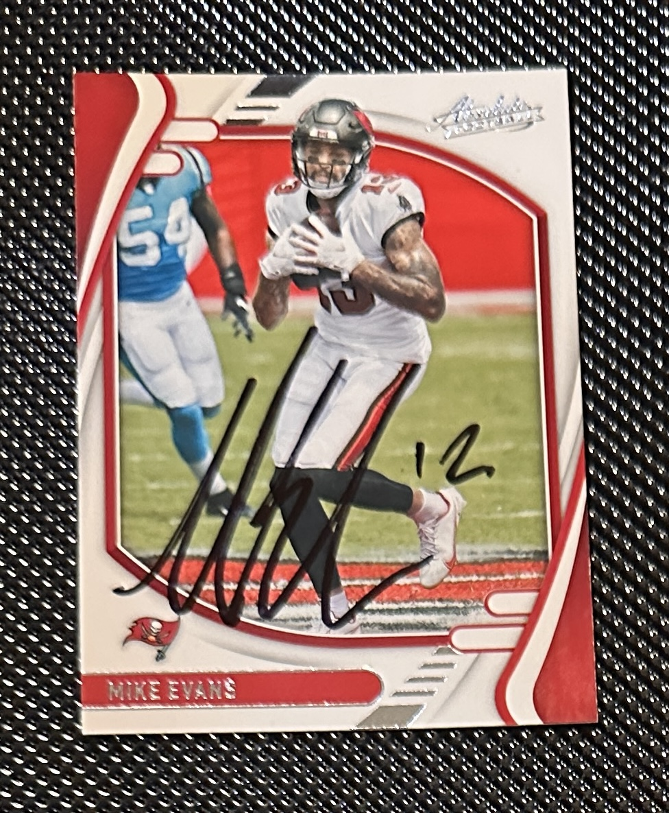 Mike Evans Autographed Card 