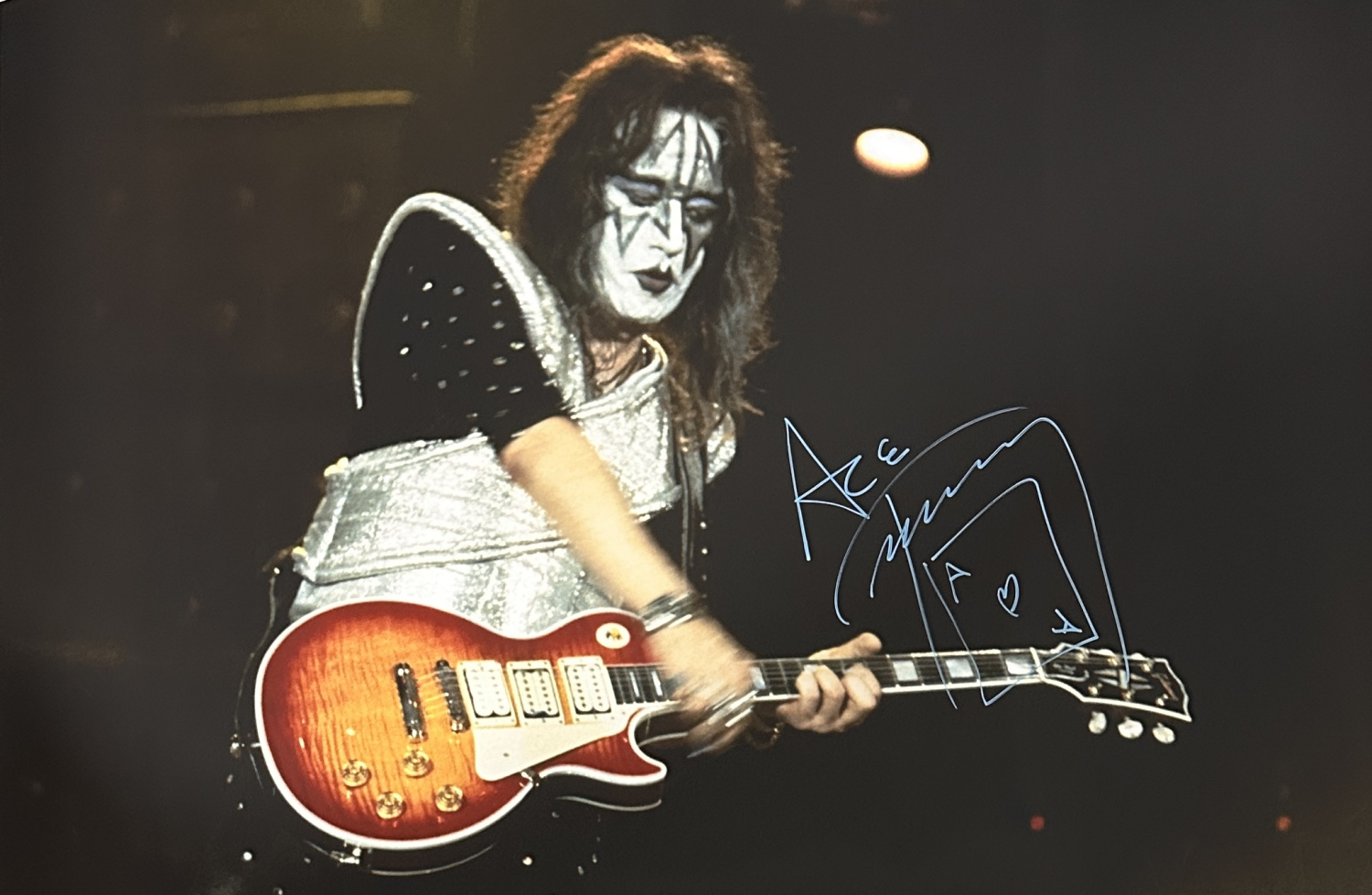 ACE FREHLEY Autographed Poster 24x36