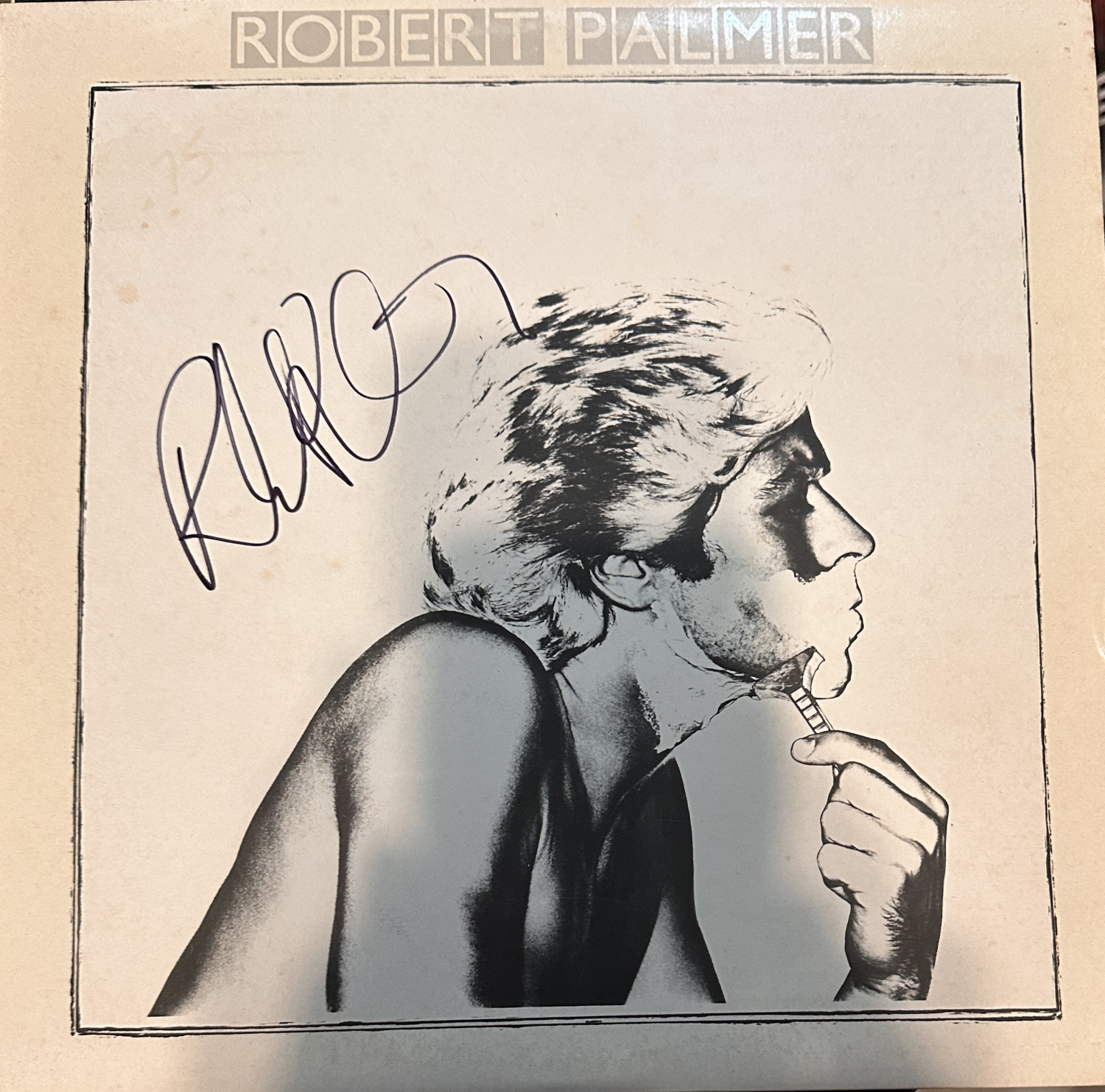 Robert Palmer Autographed Album 