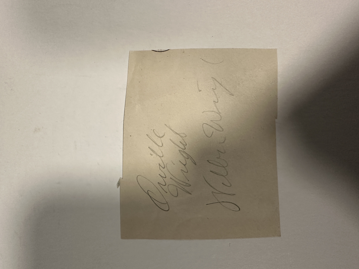 Thomas Edison Cut Autograph