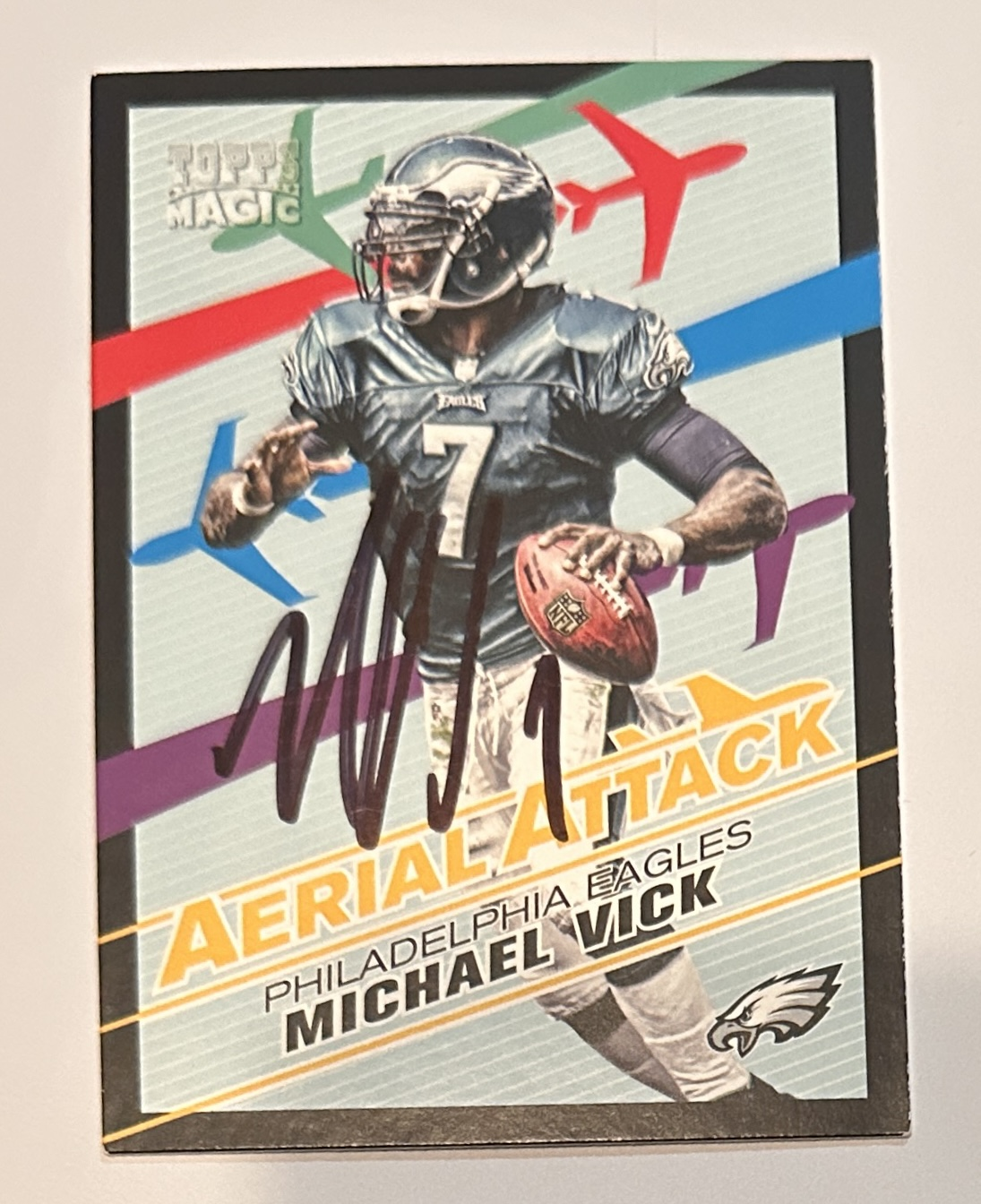 Michael Vick Autographed Card 
