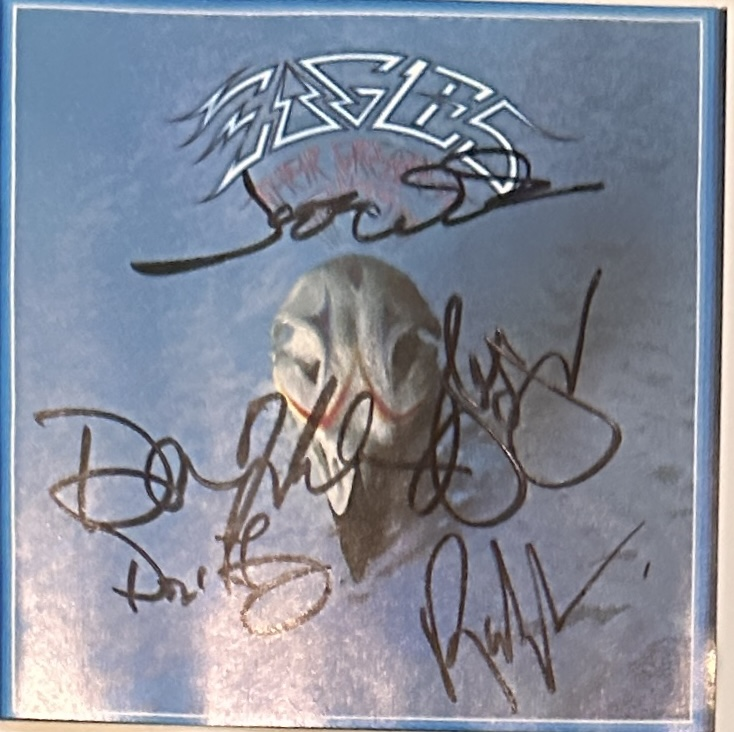 The Eagles Autographed CD COVER