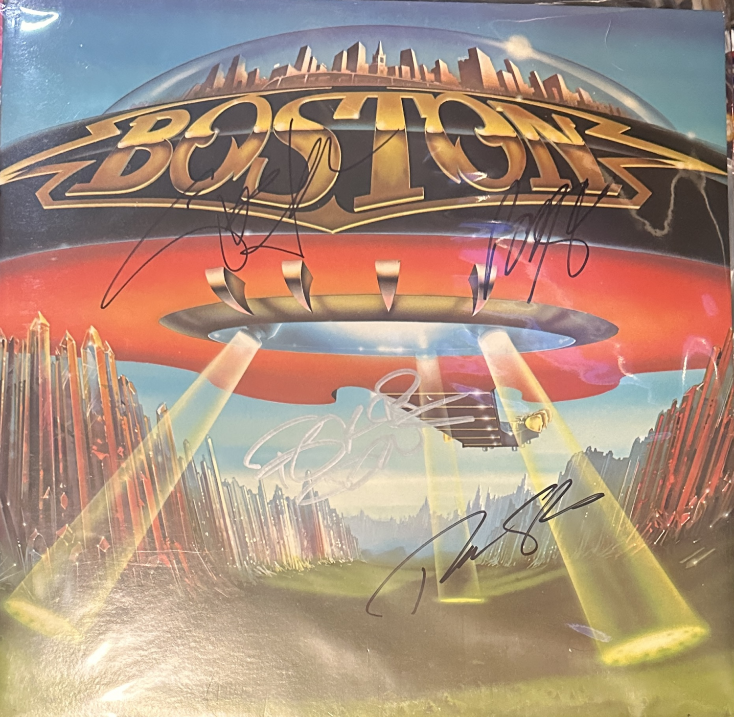 Brad Delp Autographed Album 