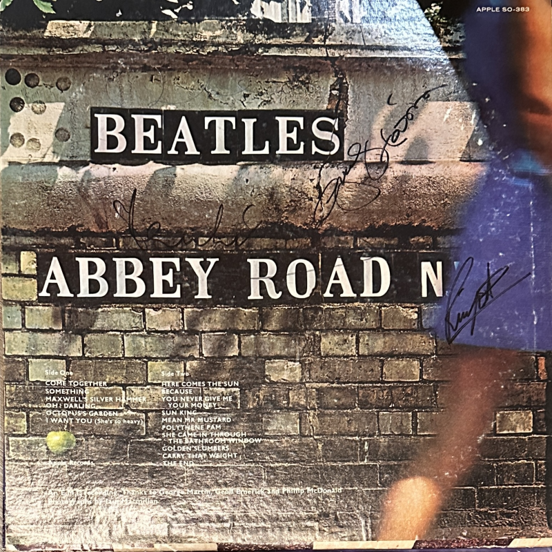 The Beatles Autographed Album All 4