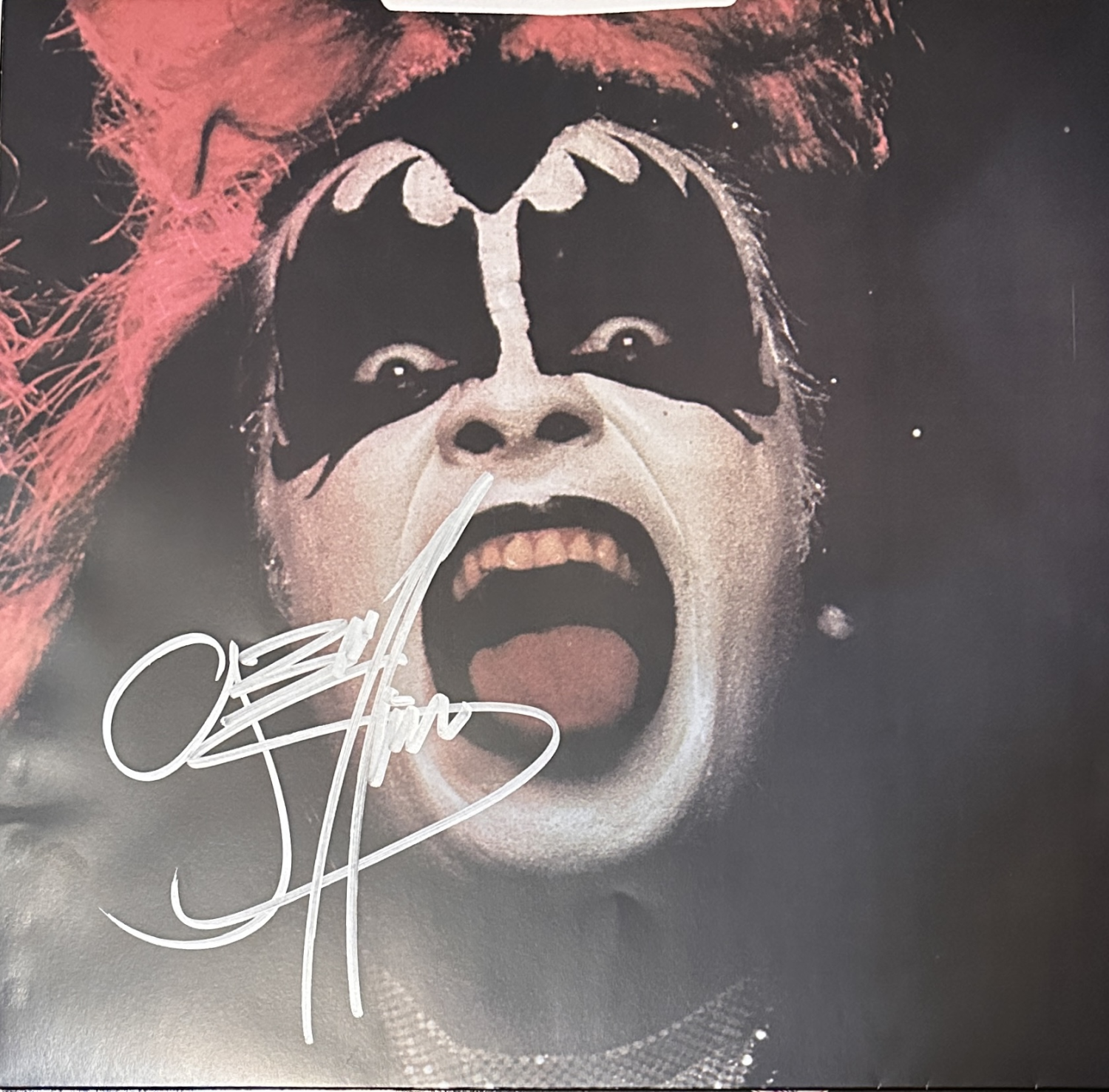 Gene Simmons Autographed Album Insert