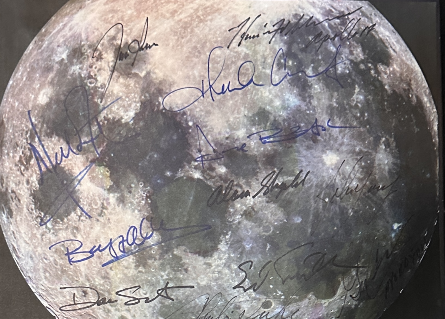 12 Moonwalkers Autographed Paper Stock Photo!