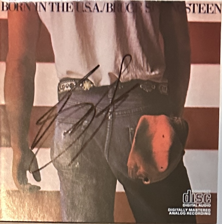 Bruce Springsteen Autographed CD COVER