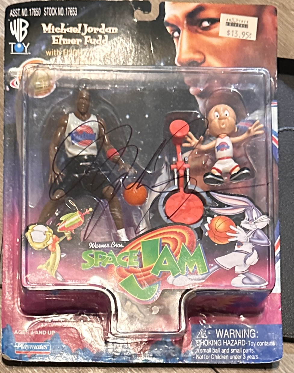 Michael Jordan Autographed Toy Figure