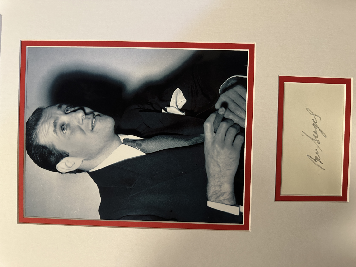 Ben Siegal Autographed Display