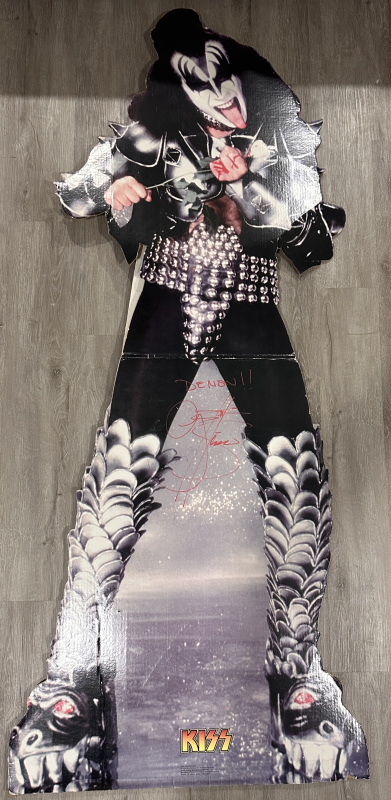 Gene Simmons Autographed Cardboard Standup!