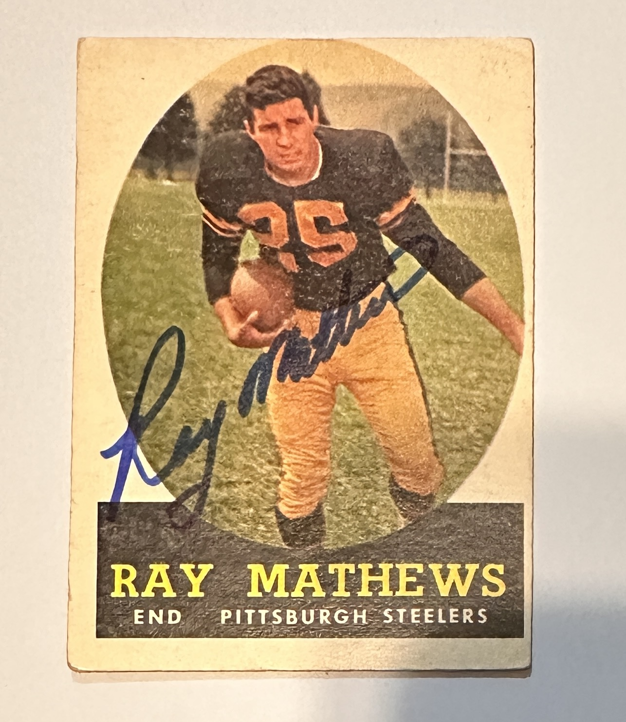 Ray Matthews Autographed Card 