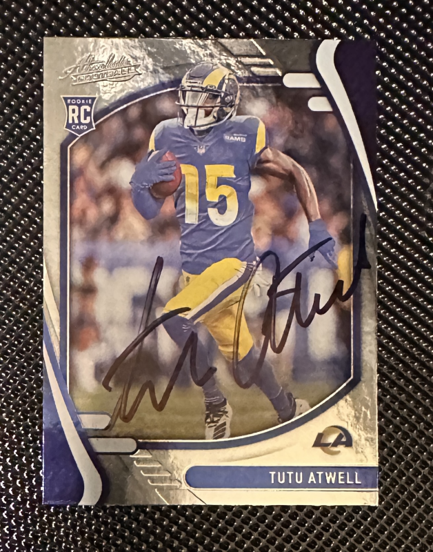 TUTU Atwell Autographed Card 