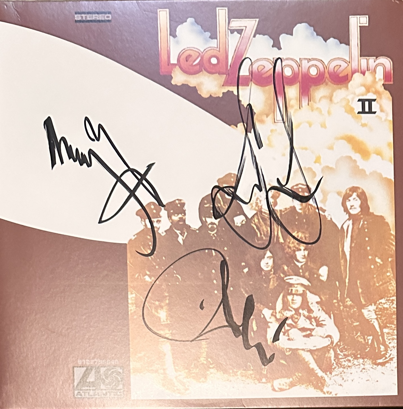 Led Zeppelin Autographed Album PAGE PLANT JONES