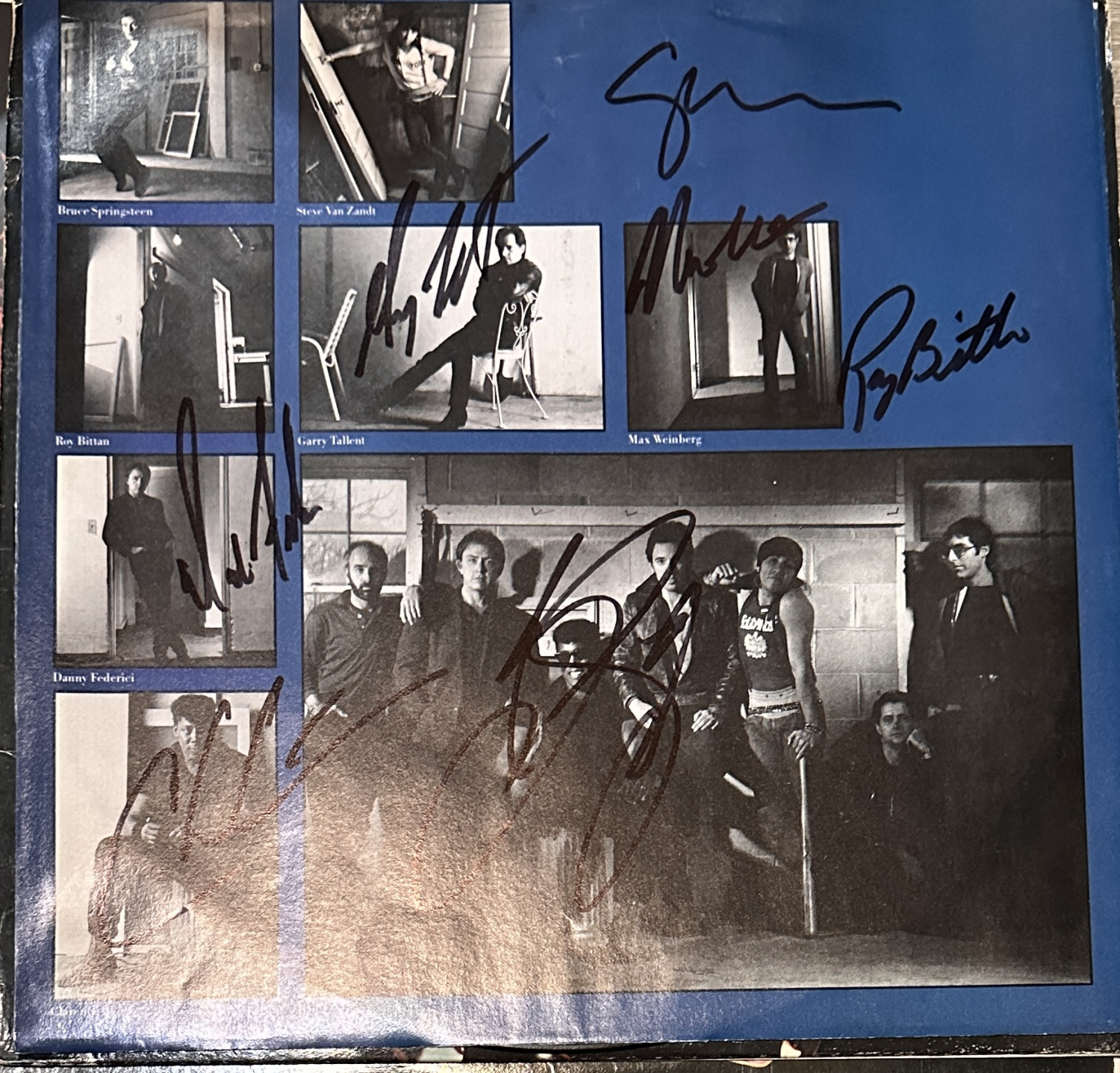 Bruce Springsteen Autographed Album Insert