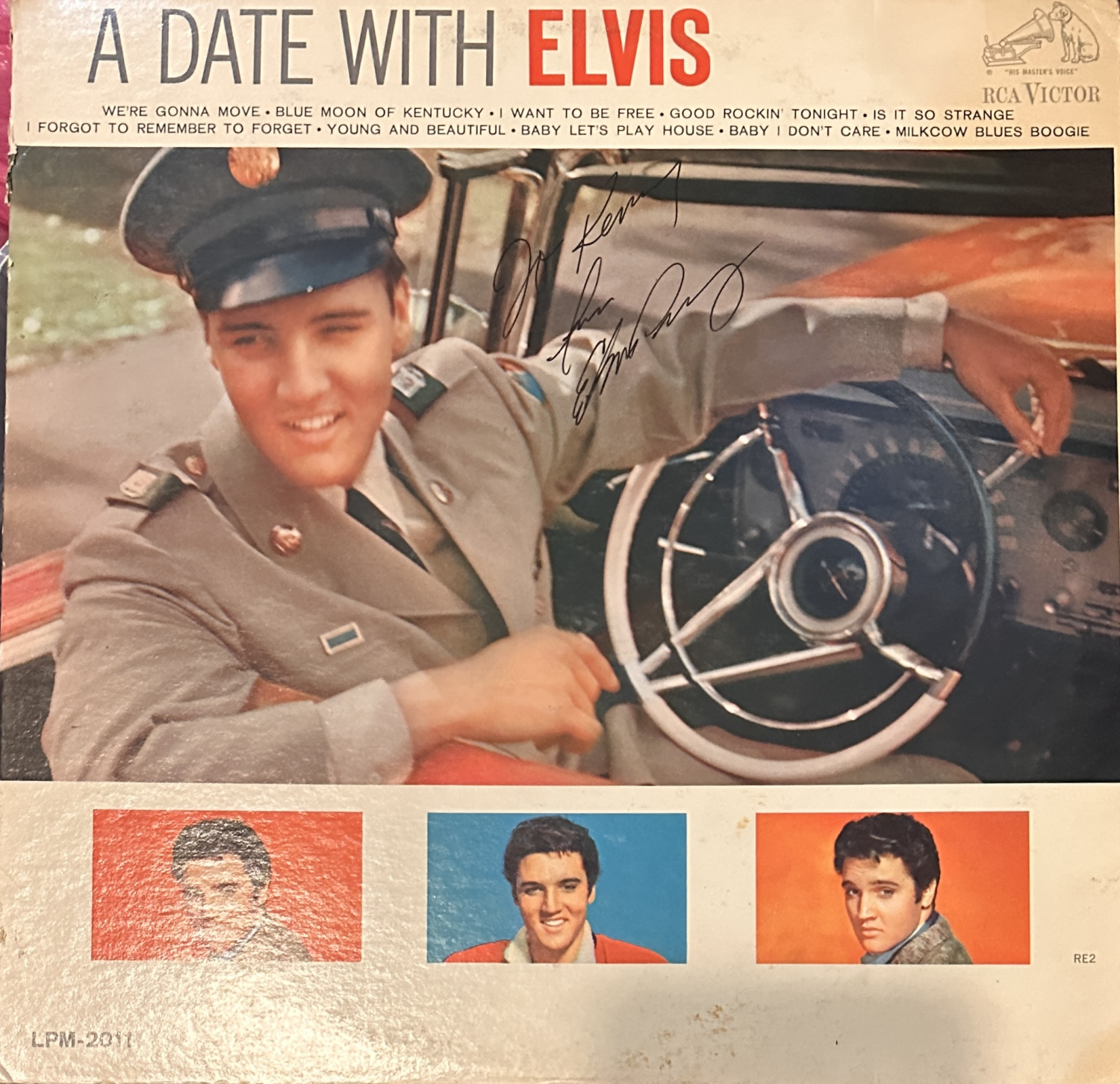 Elvis Presley Autographed ALBUM 