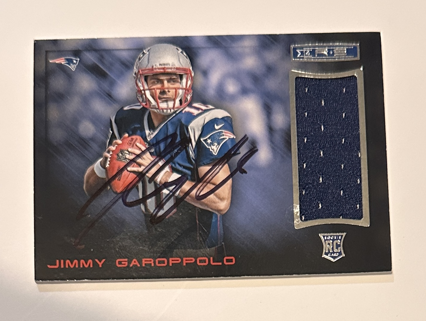Jimmy Garopollo Autographed Card 