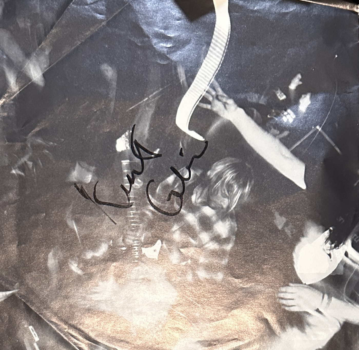 Kurt Cobain Autographed Album Insert