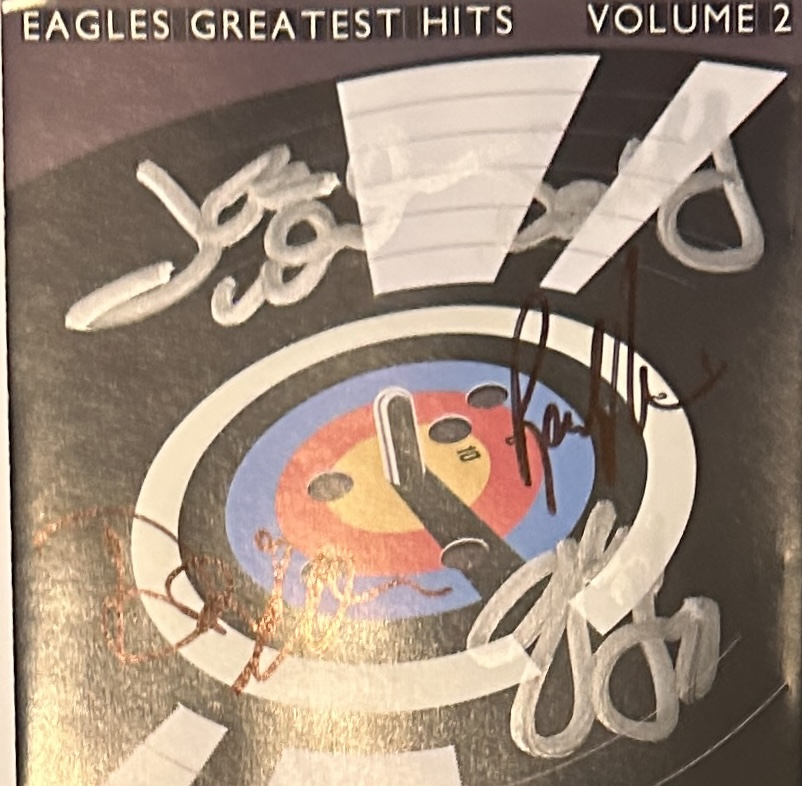 The Eagles Autographed CD COVER