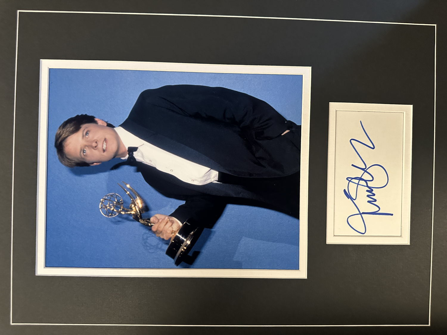 Michael J Fox Autographed Display