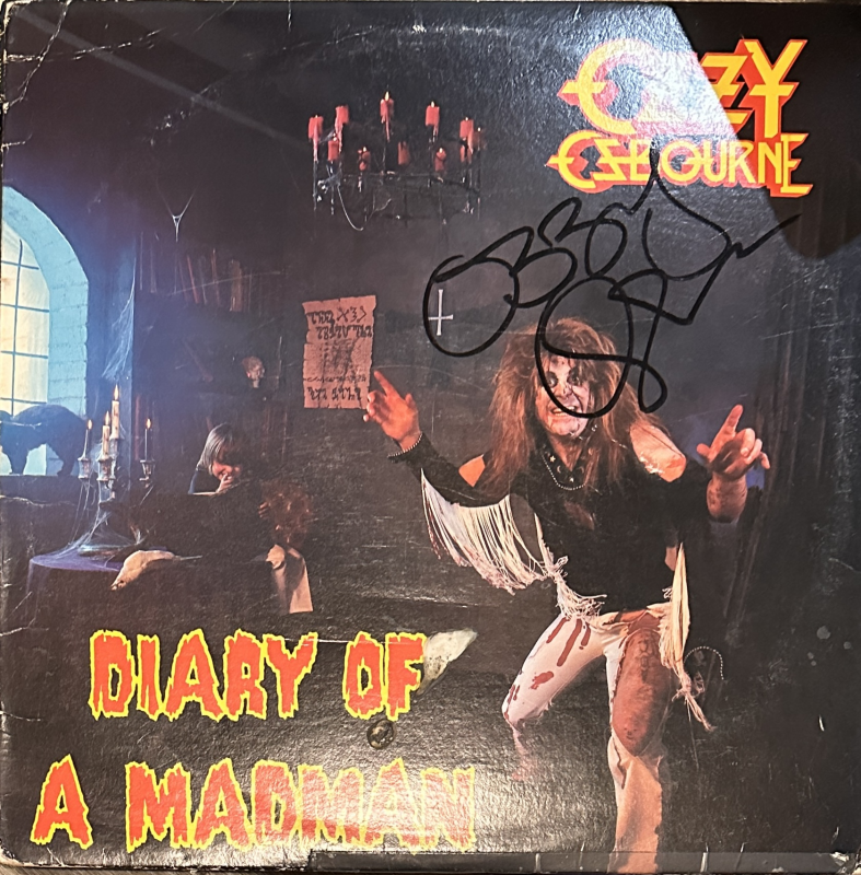 Ozzy Autographed ALBUM 