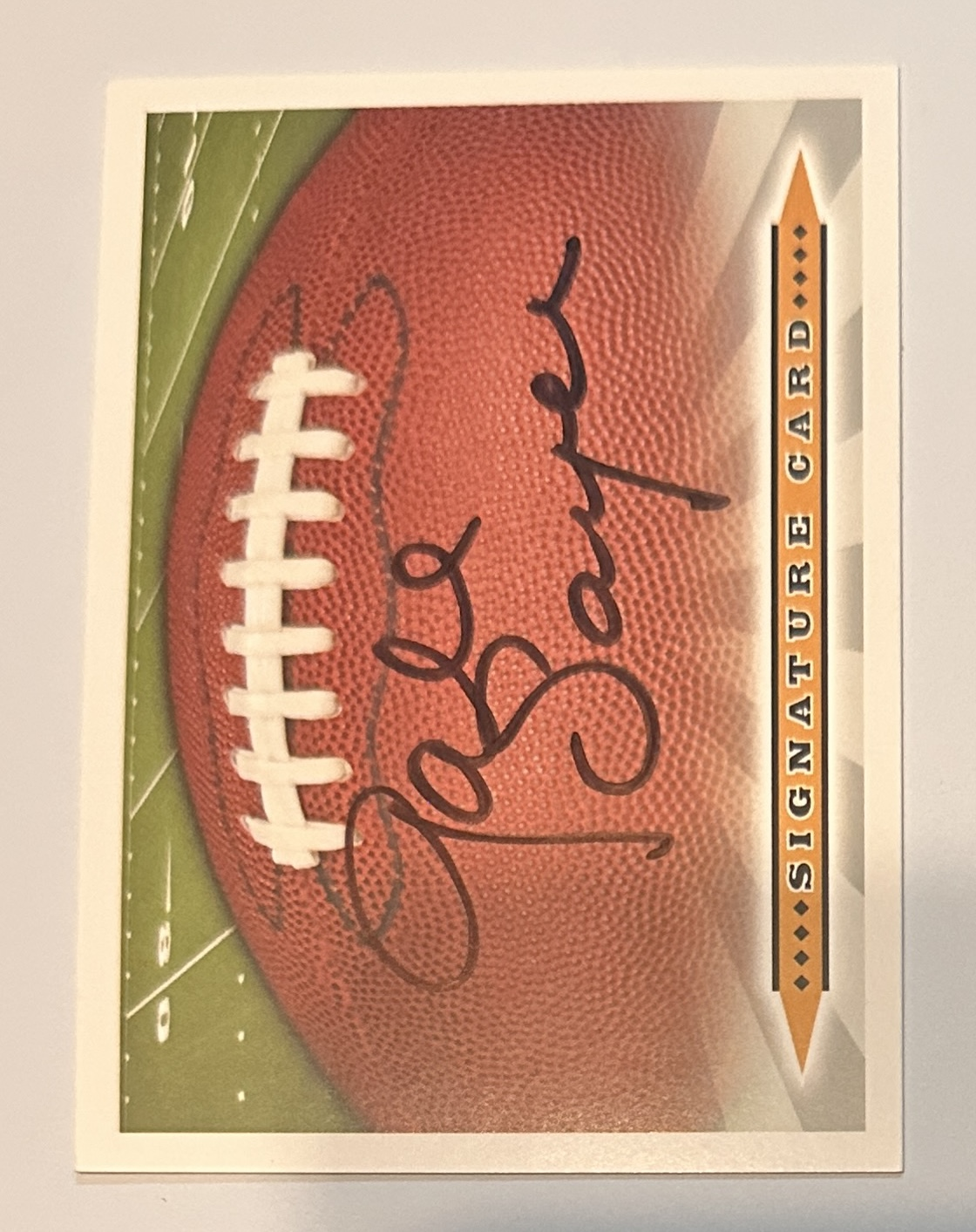 Gale Sayers Autographed Card 