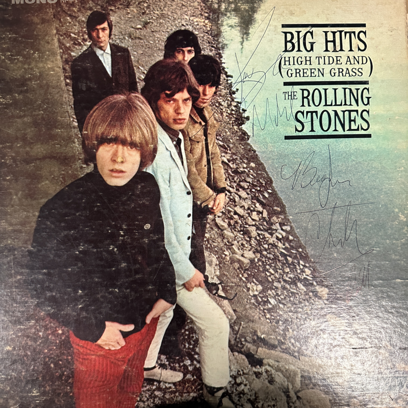 The Rolling Stones Autographed ALBUM BRIAN JONES ERA