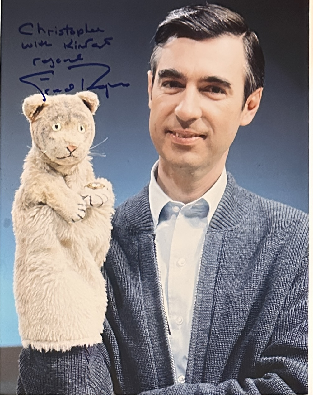 Mister Rogers Autographed 8X10