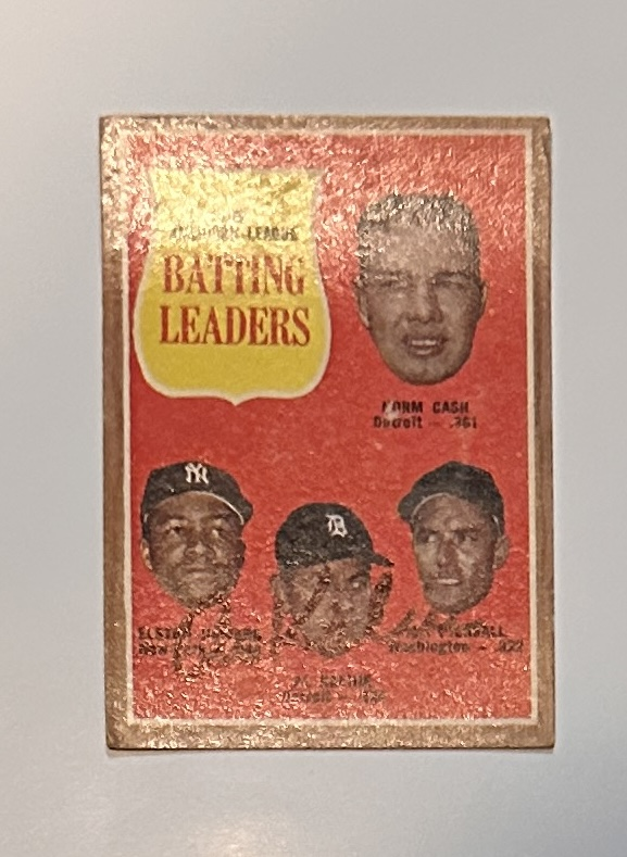 Al Kaline Autographed Card 