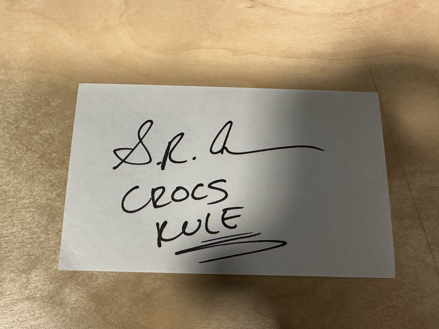 Steve Irwin Autographed Card 