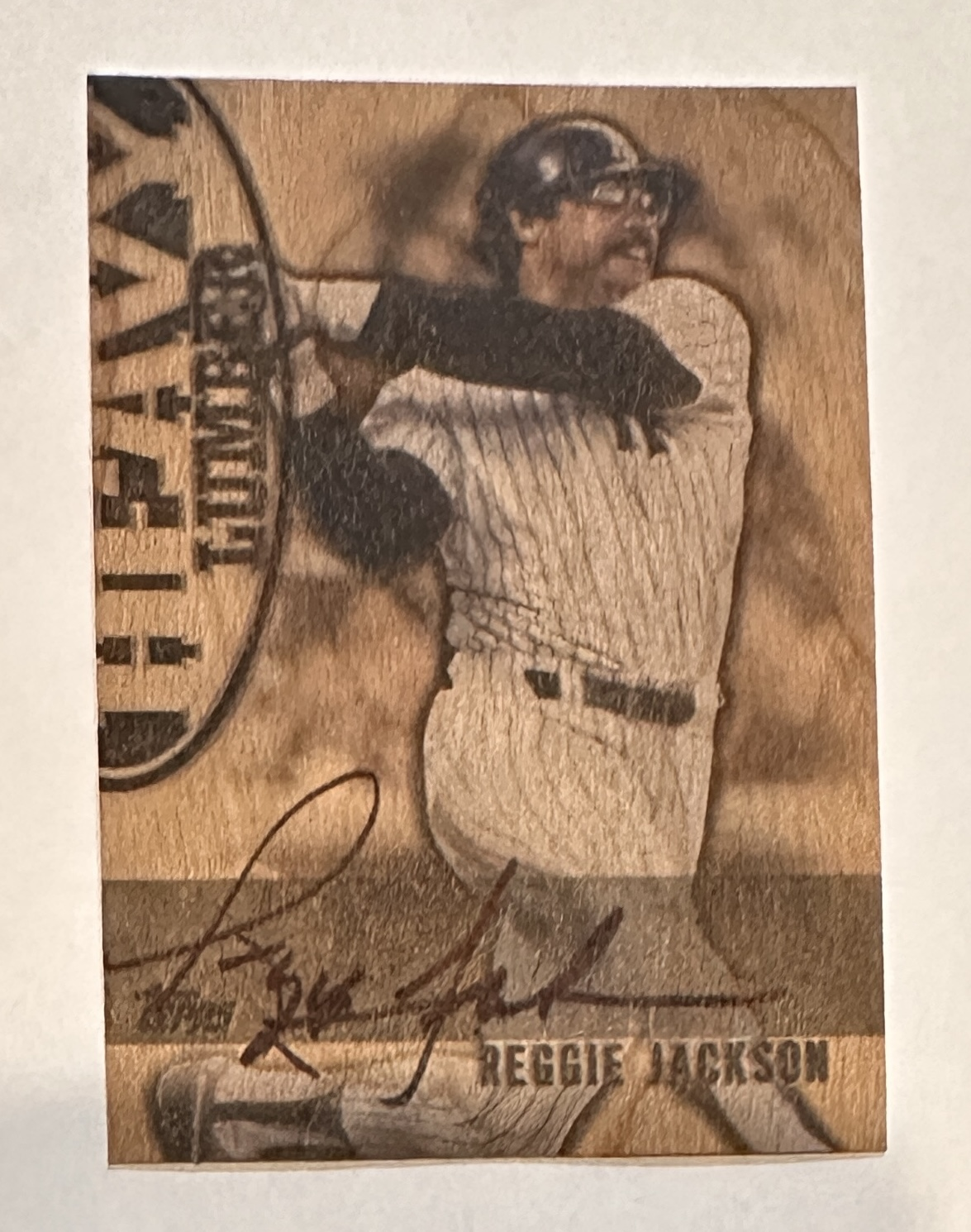 Reggie Jackson Autographed Card 