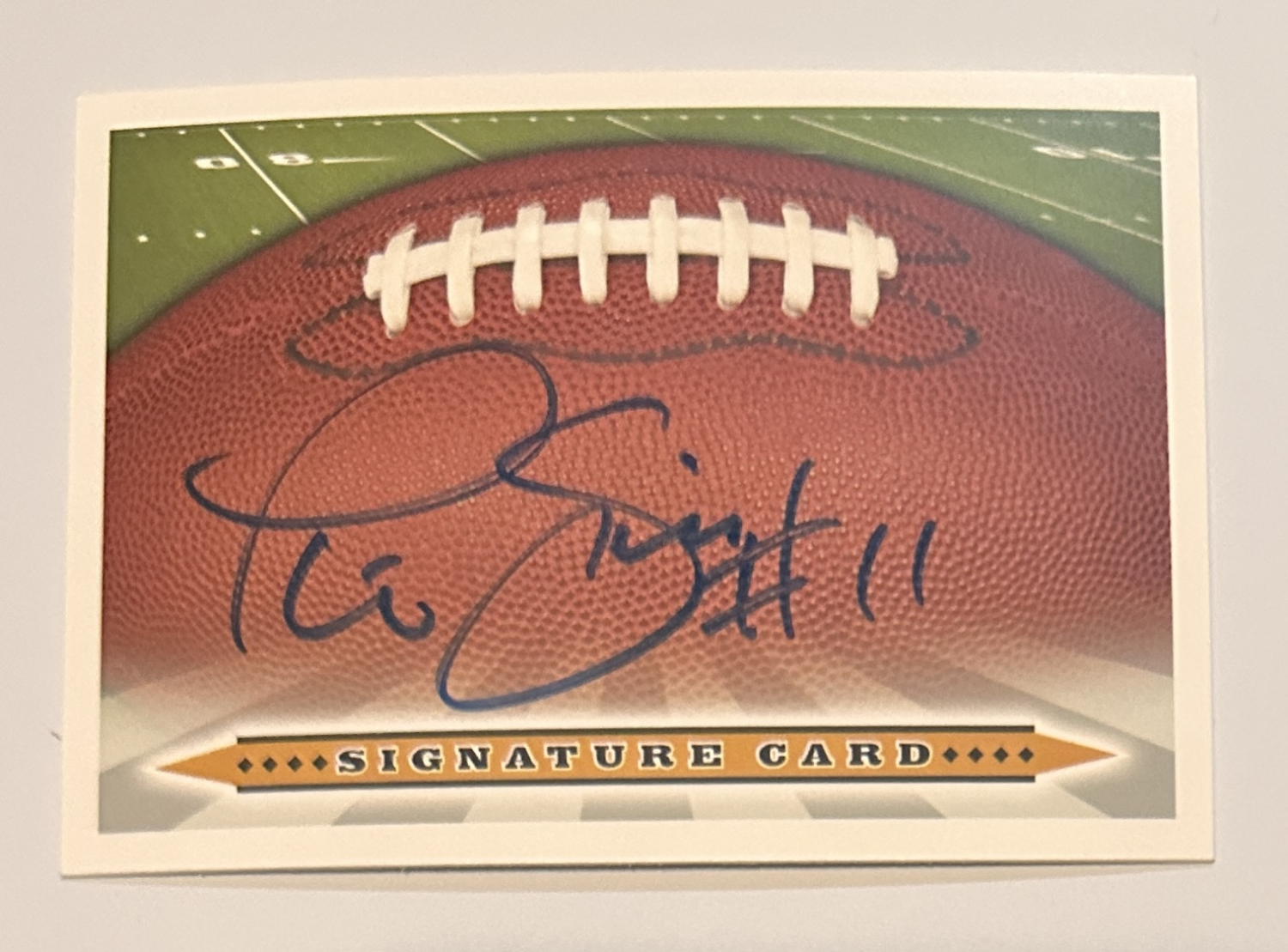 Phil Simms Autographed Card 