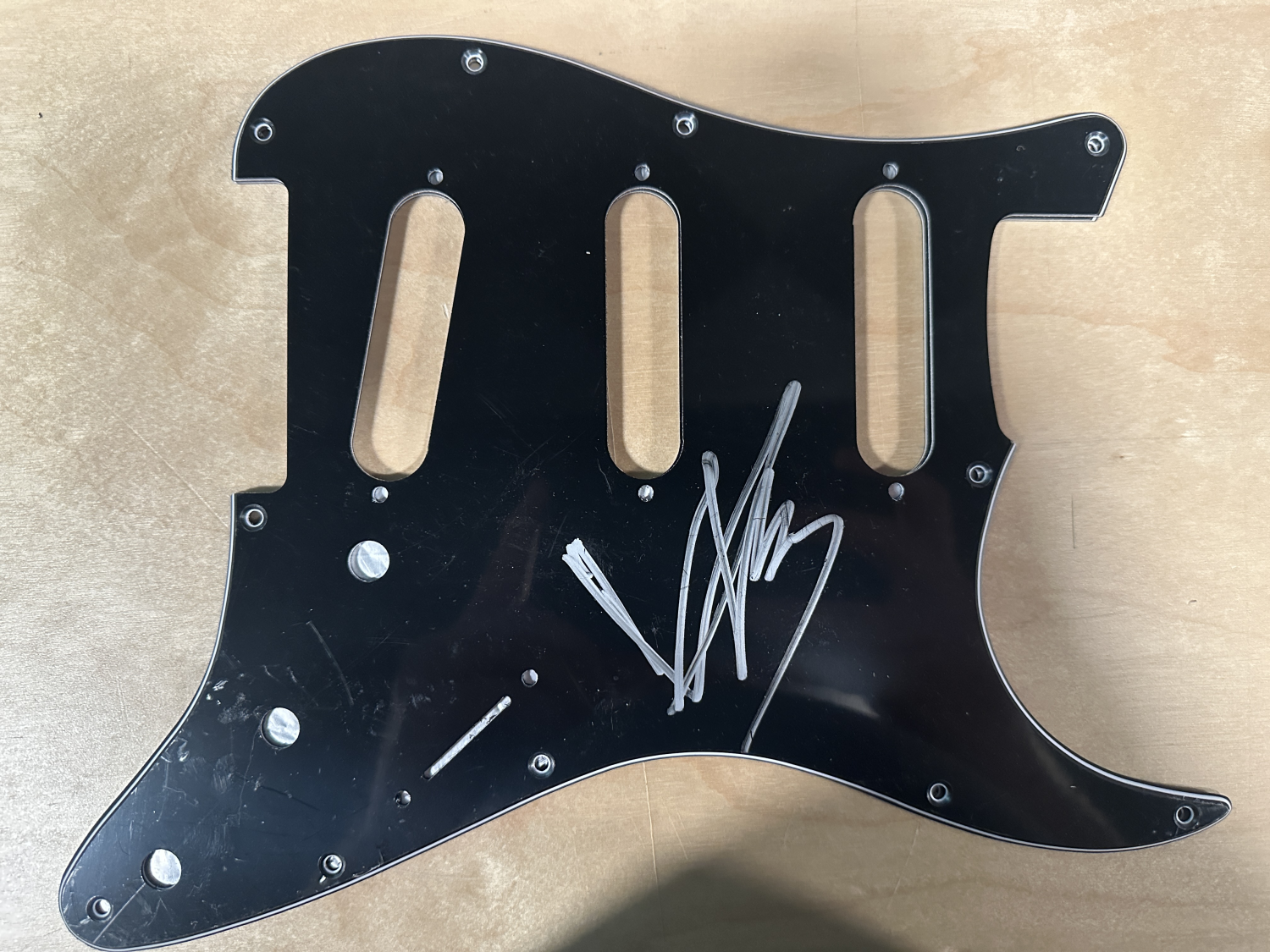 Chris Cornell Autographed Pickguard
