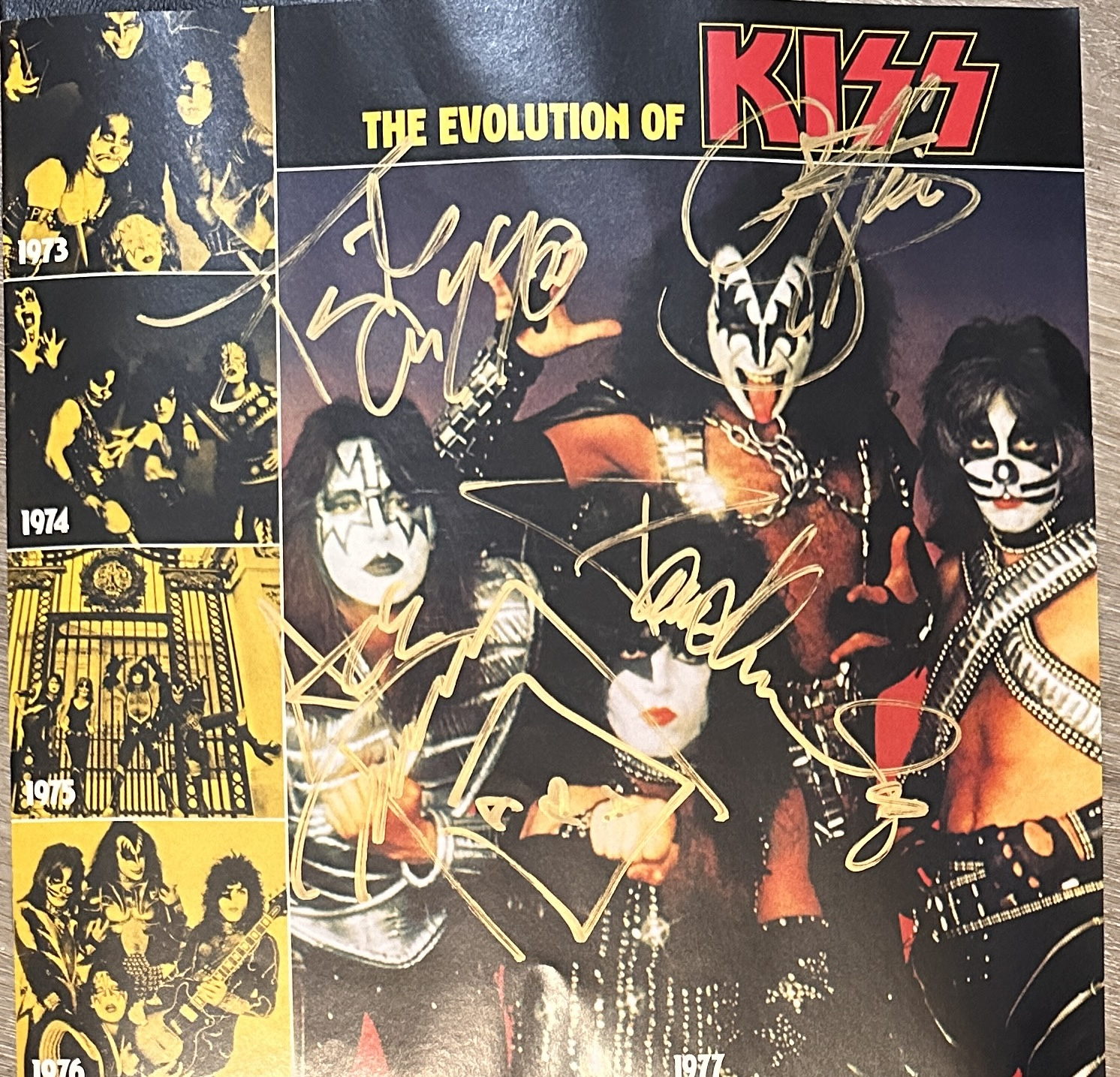 Kiss Autographed Album 