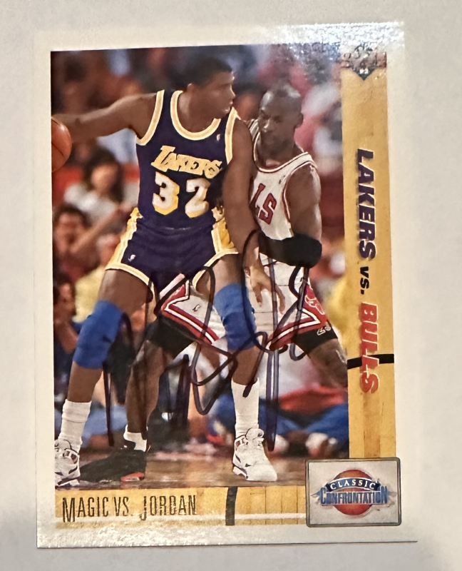 Magic Johnson Autographed Card 