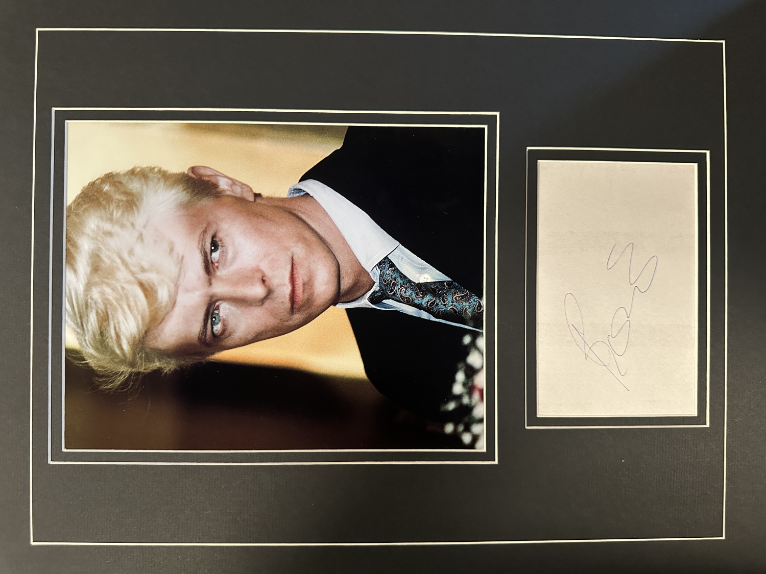 David Bowie AUTOGRAPHED Display