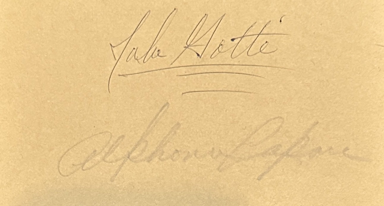 John Gotti Al Capone Cut Autograph PAGE 