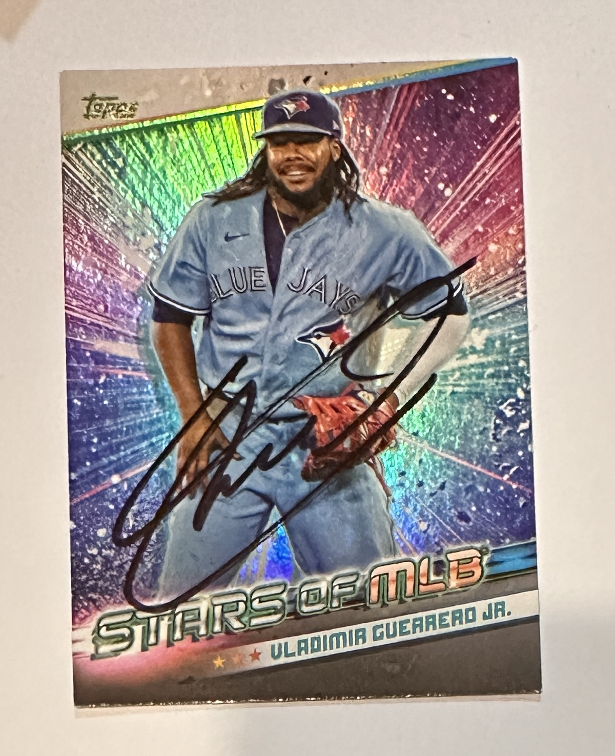Vladimir Guerrero Jr Autographed Card 