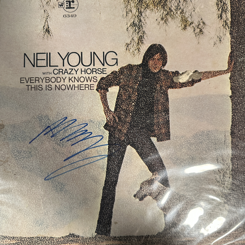 Neil Young Autographed Album 